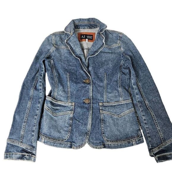 Armani Jeans Denim Jacket - Picture 1 of 11